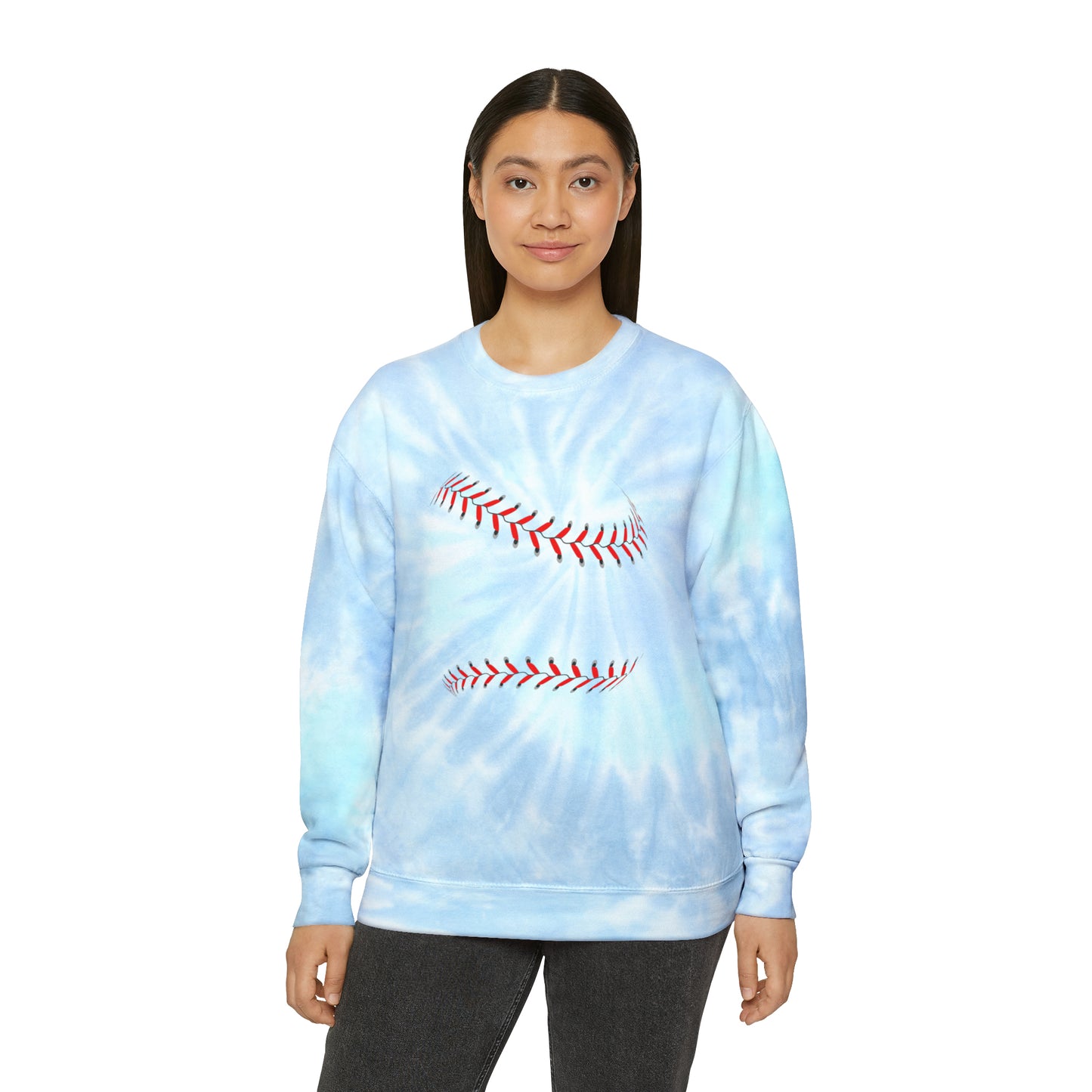 Baseball - Unisex Tie-Dye Sweatshirt