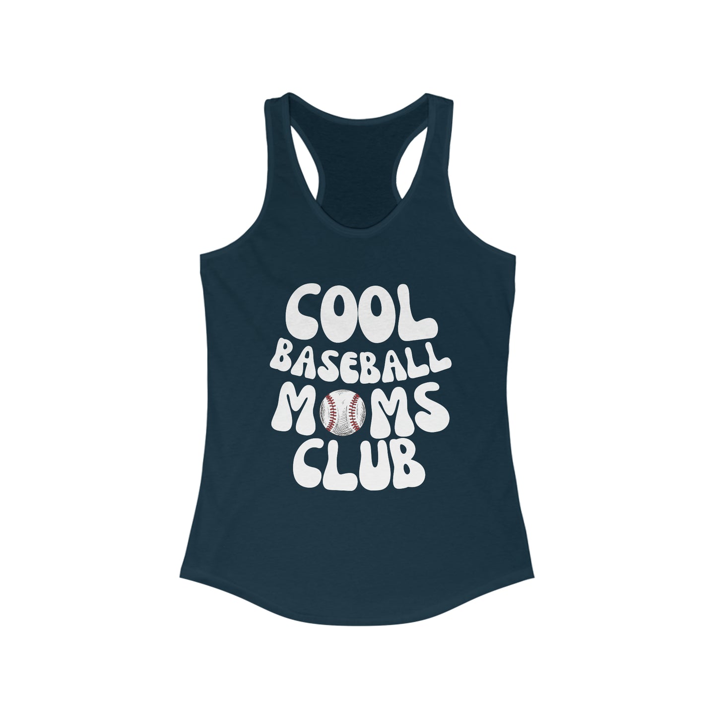 Cool Baseball Moms Club - Women's Ideal Racerback Tank