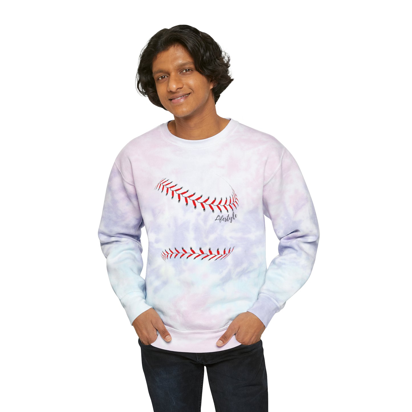 Baseball Lifestyle - Unisex Tie-Dye Sweatshirt