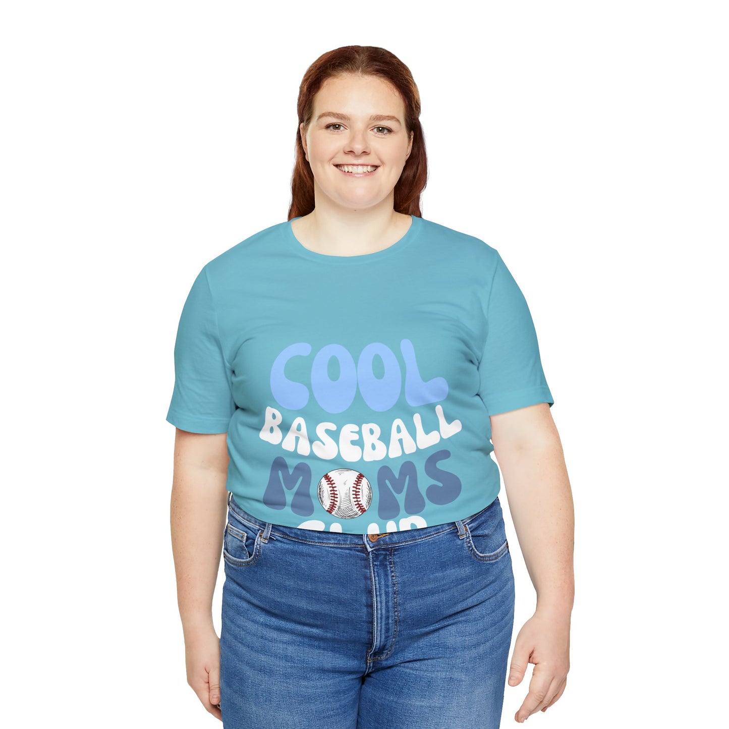 Cool Baseball Moms Club - Unisex Jersey Short Sleeve Tee