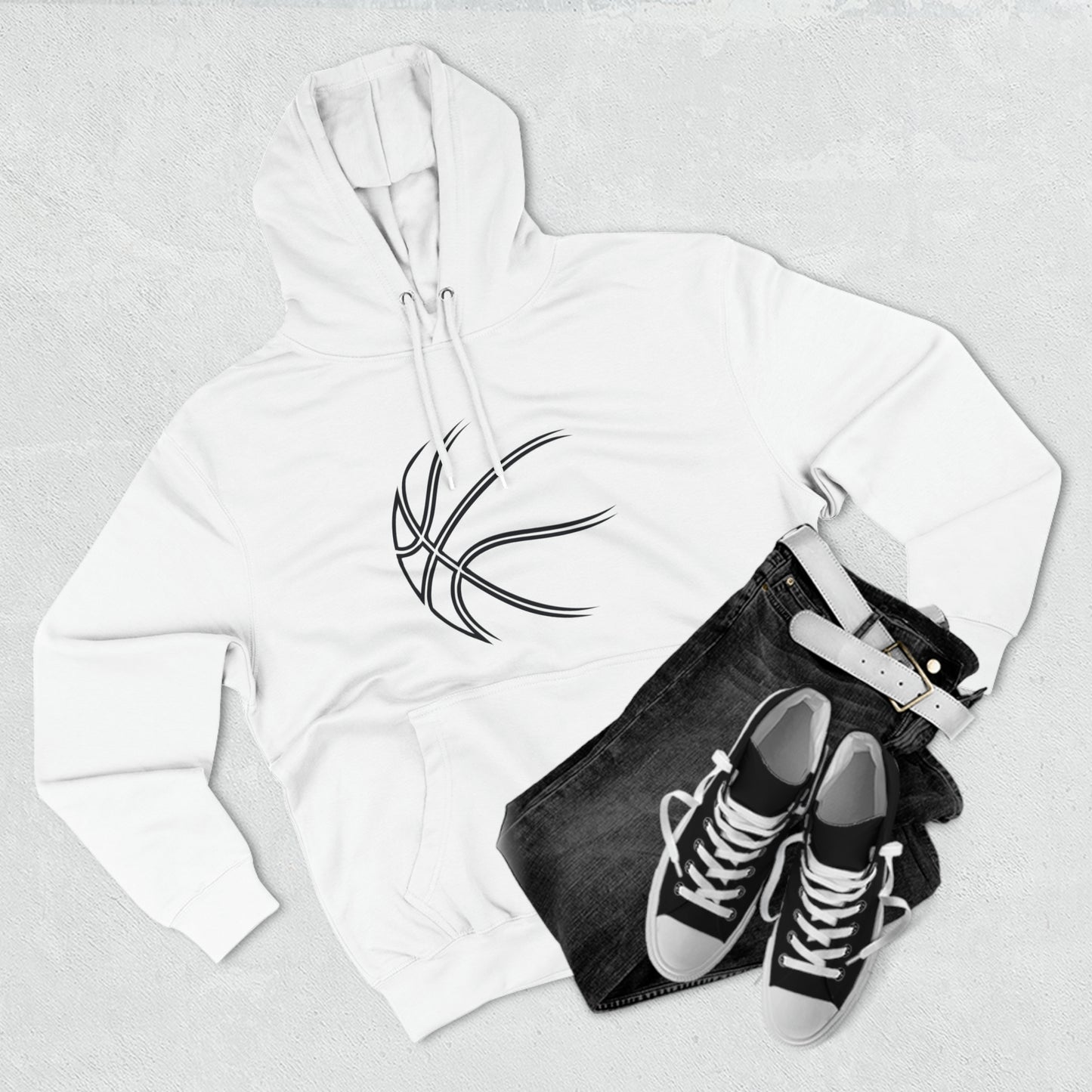 Basketball Mom - Unisex Premium Pullover Hoodie