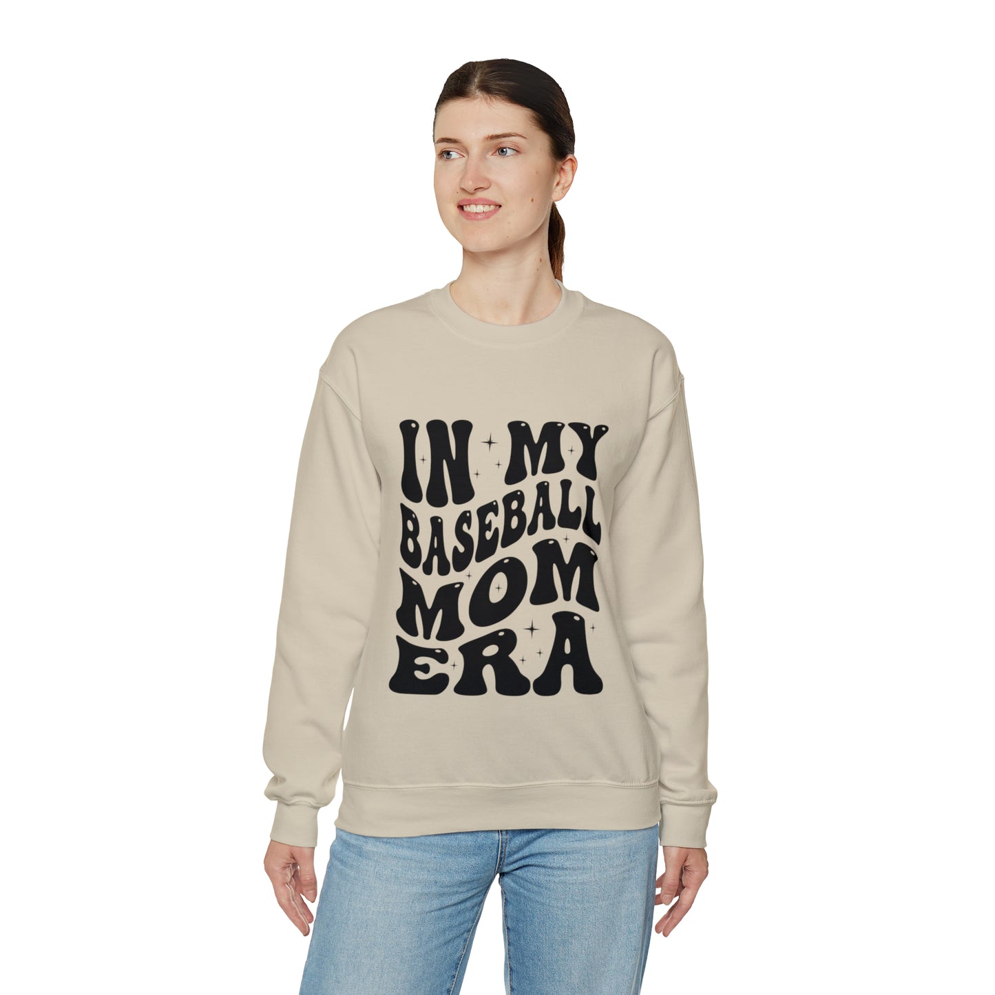 In My Baseball Mom Era - Unisex Heavy Blend™ Crewneck Sweatshirt