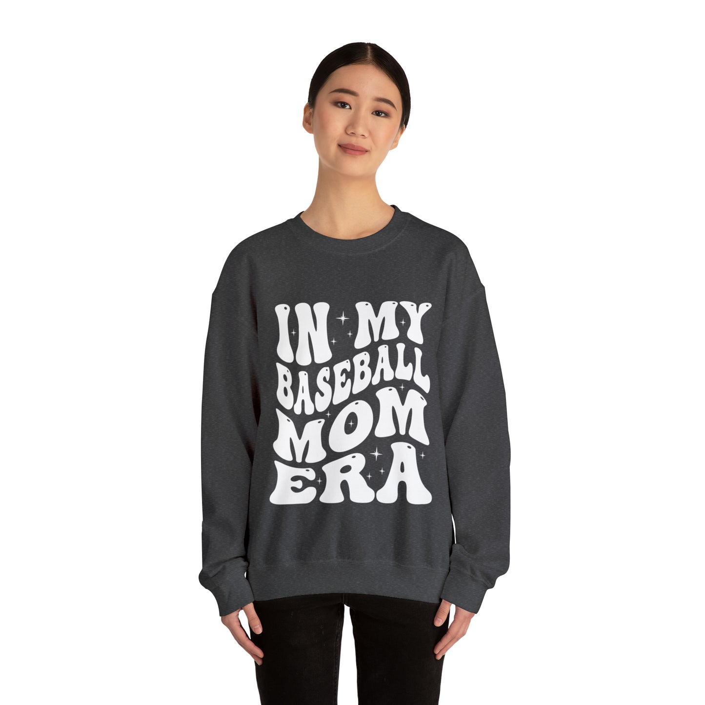 In My Baseball Mom Era - Unisex Heavy Blend™ Crewneck Sweatshirt