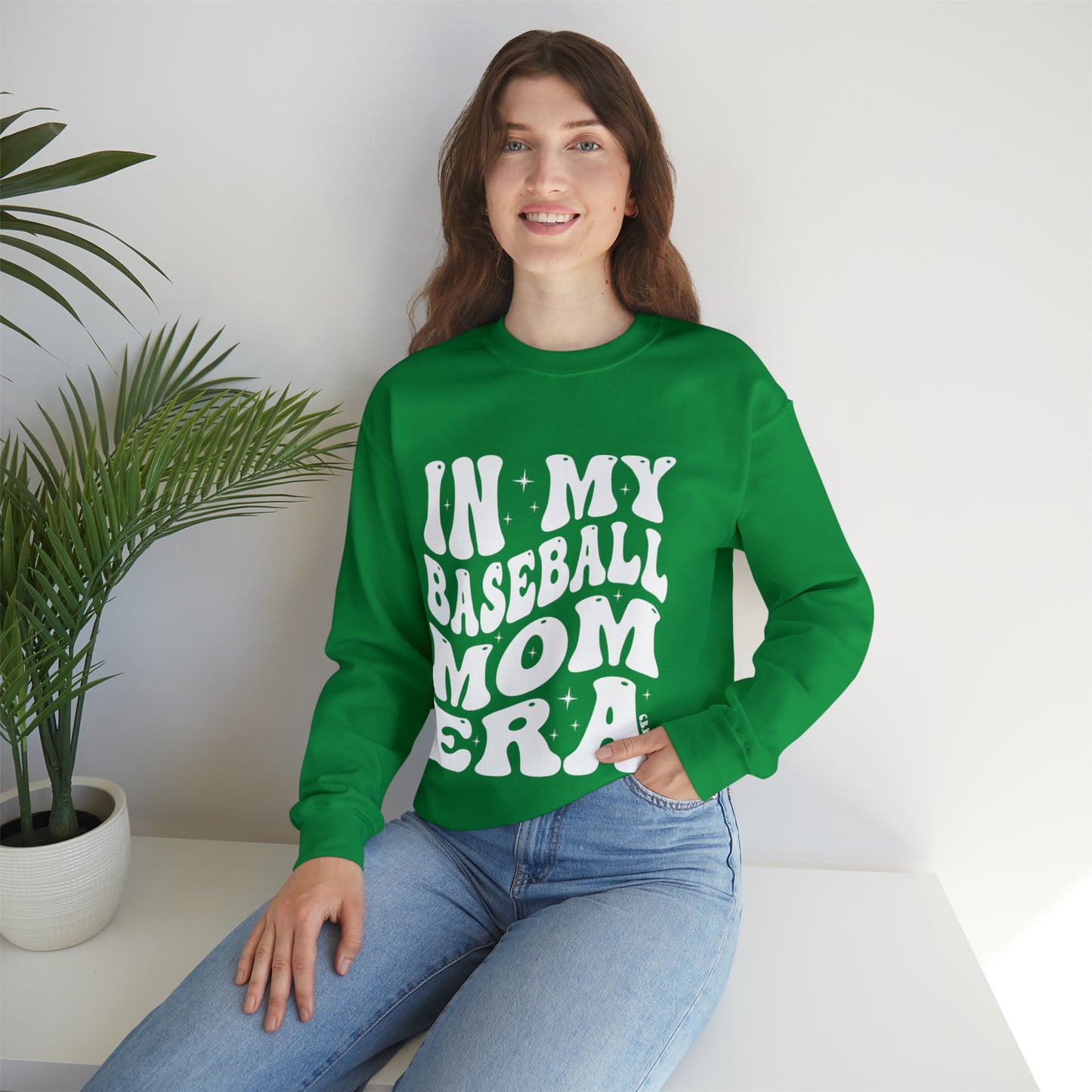 In My Baseball Mom Era, C.B.M.C. edition - Unisex Heavy Blend™ Crewneck Sweatshirt