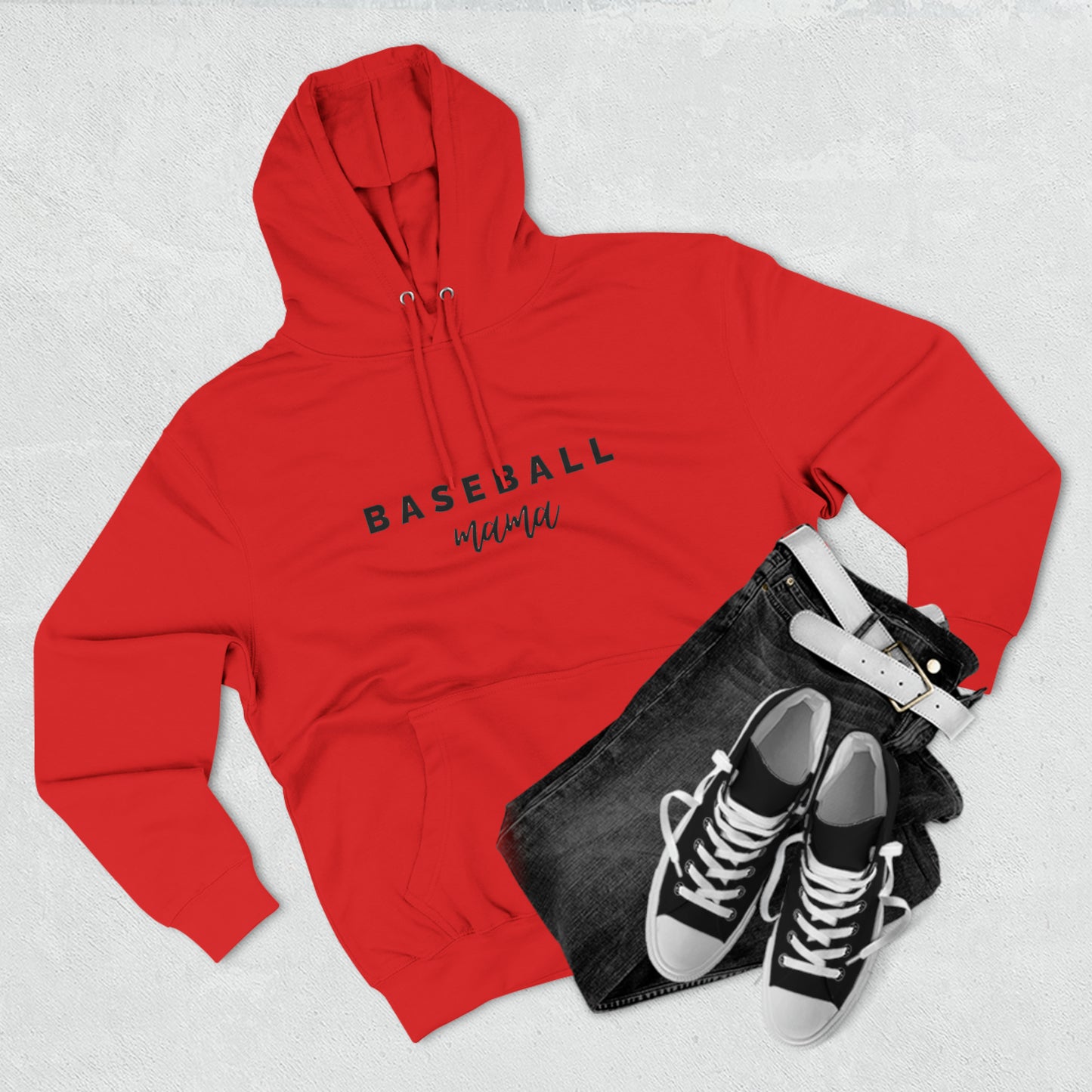 Baseball Mama - Unisex Premium Pullover Hoodie