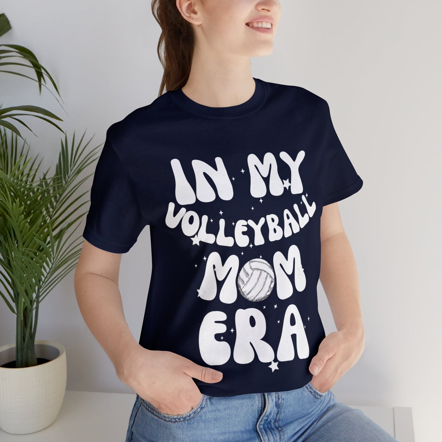 In My Volleyball Mom Era - Unisex Jersey Short Sleeve Tee