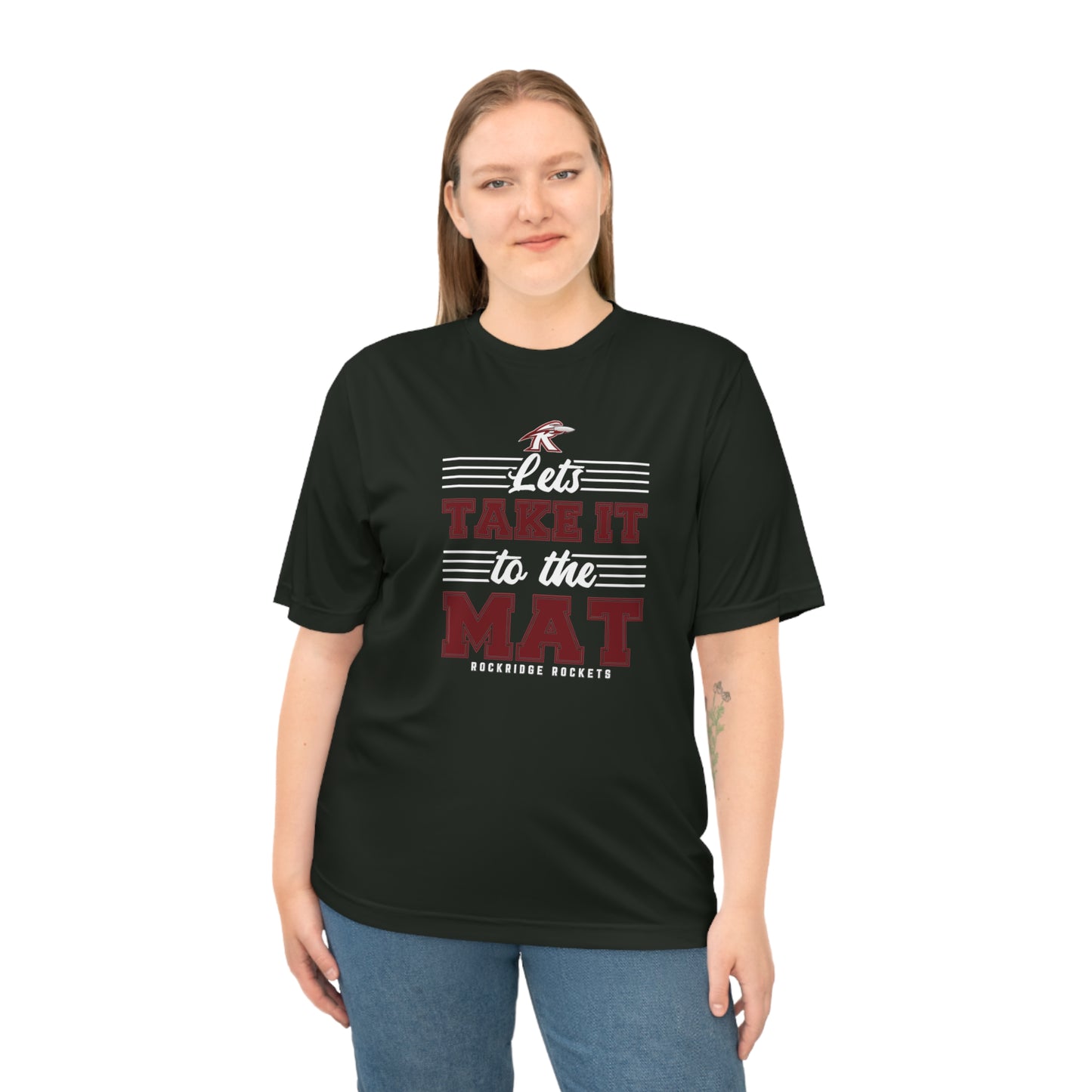 Wrestling, Rockridge Rockets - Unisex Zone Performance T-shirt