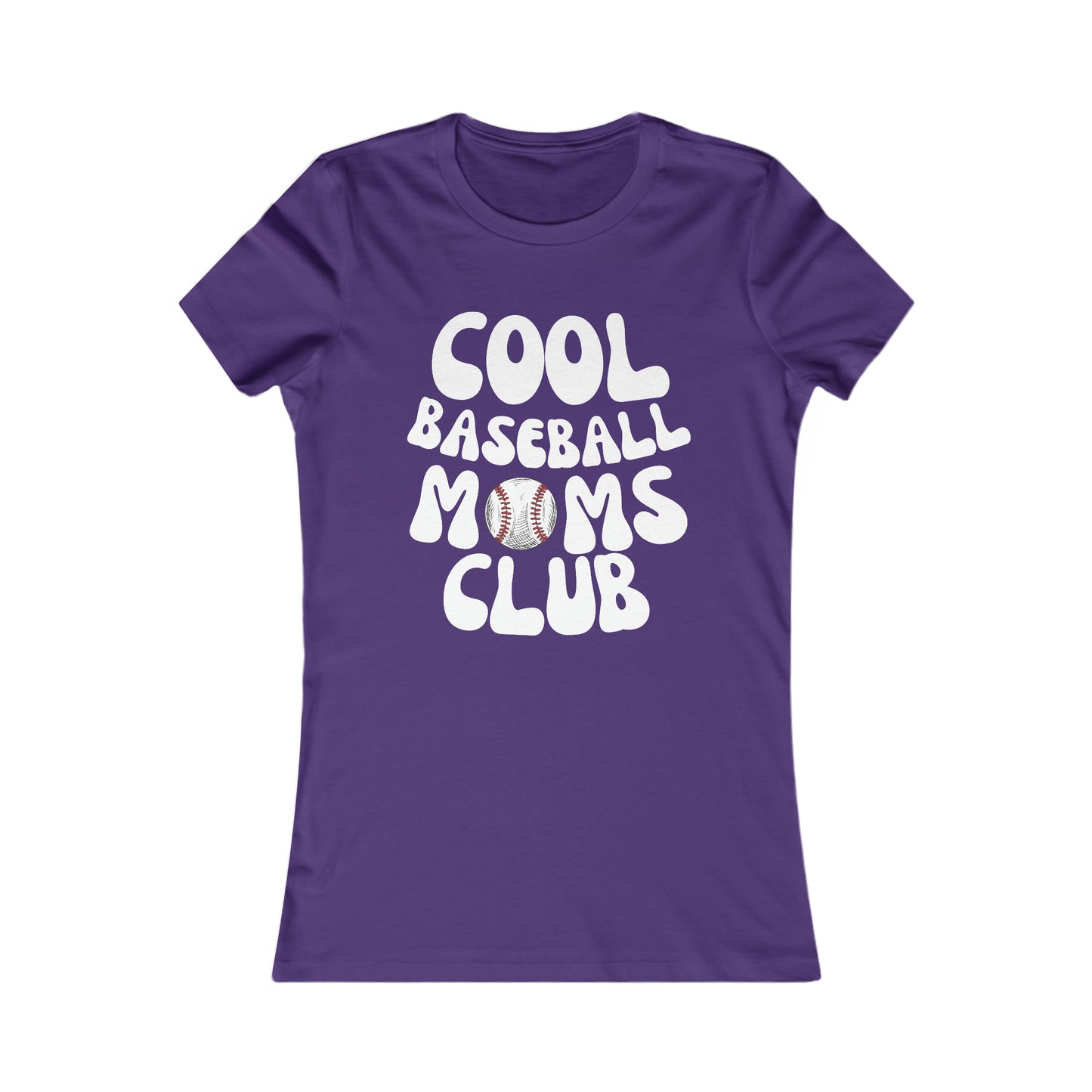 Cool Baseball Mom's Club - Women's Favorite Tee
